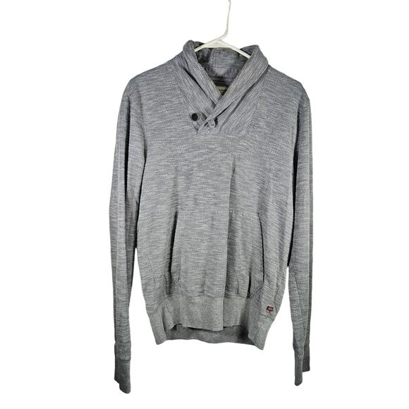 Banana Republic Heritage Collection Womens Sweater Shawl Neck‎ Gray Medium - Picture 1 of 7